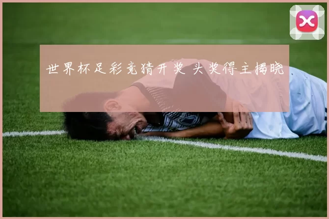 世界杯足彩竞猜开奖 头奖得主揭晓