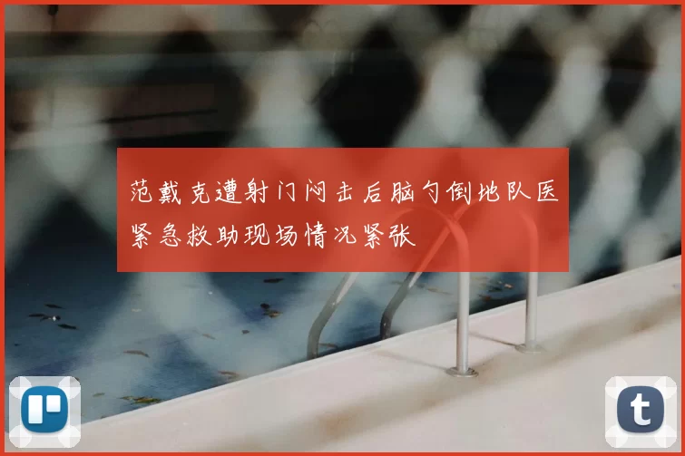 范戴克遭射门闷击后脑勺倒地队医紧急救助现场情况紧张