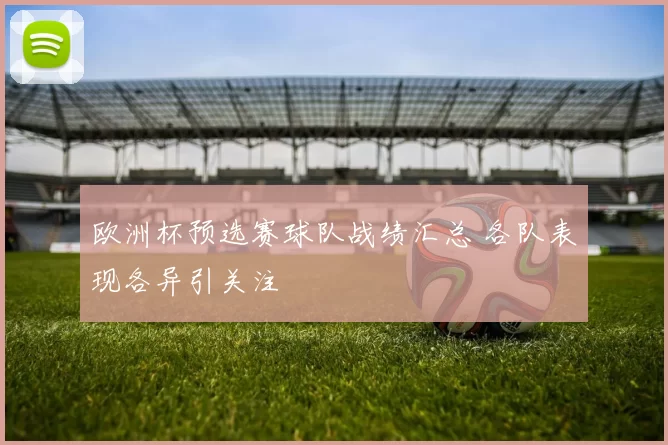 欧洲杯预选赛球队战绩汇总 各队表现各异引关注
