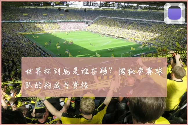 世界杯到底是谁在踢？揭秘参赛球队的构成与资格