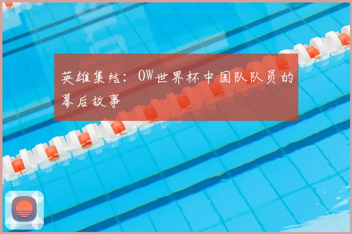 英雄集结：OW世界杯中国队队员的幕后故事